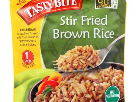 Tasty Bite Rice - Stir Fried Brown - 8.8 Oz - Case Of 6 Fashion