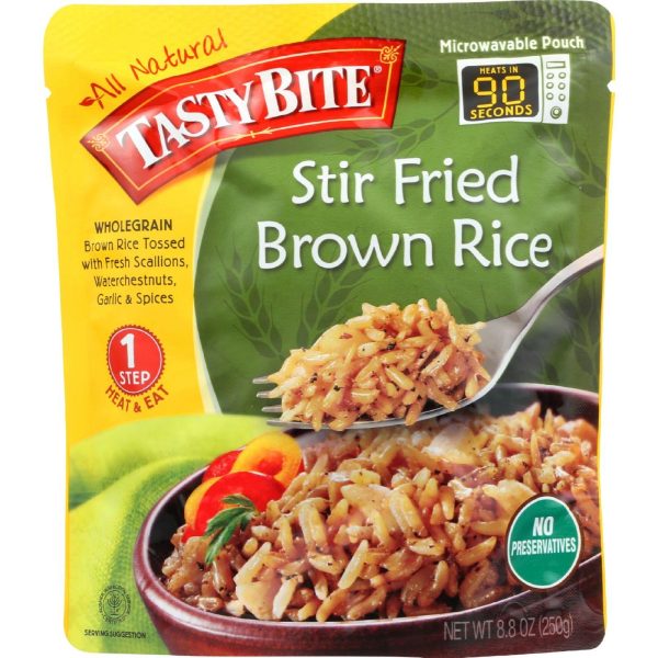 Tasty Bite Rice - Stir Fried Brown - 8.8 Oz - Case Of 6 Fashion