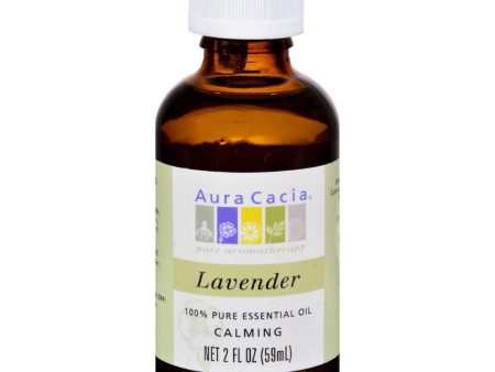 Aura Cacia Pure Essential Oil Lavender - 2 Fl Oz Online Sale