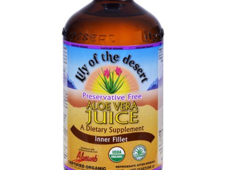 Lily Of The Desert Organic Aloe Vera Juice Inner Fillet - 32 Fl Oz For Cheap