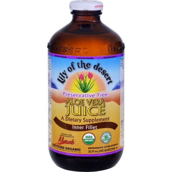 Lily Of The Desert Organic Aloe Vera Juice Inner Fillet - 32 Fl Oz For Cheap