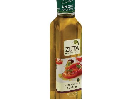 Zeta Oil Extra Virgin Olive Oil - Case Of 6 - 8.45 Fl Oz. Cheap