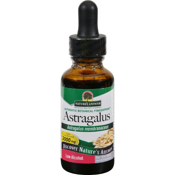 Nature s Answer Astragalus Root - 1 Fl Oz For Discount