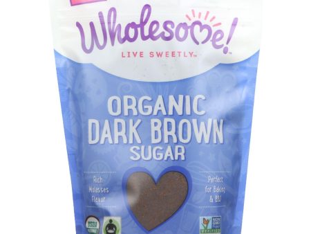 Wholesome Sweeteners Sugar - Organic - Dark Brown - 24 Oz - Case Of 6 Online Hot Sale