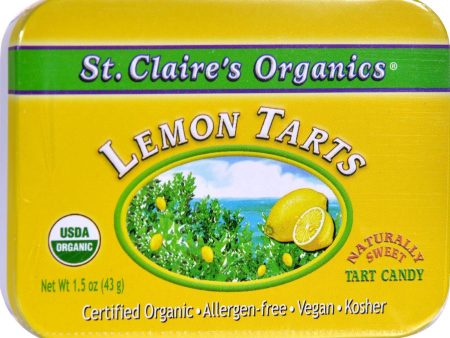 St Claire s Organic Lemon Tarts Display Case - Case Of 6 - 1.5 Oz Discount