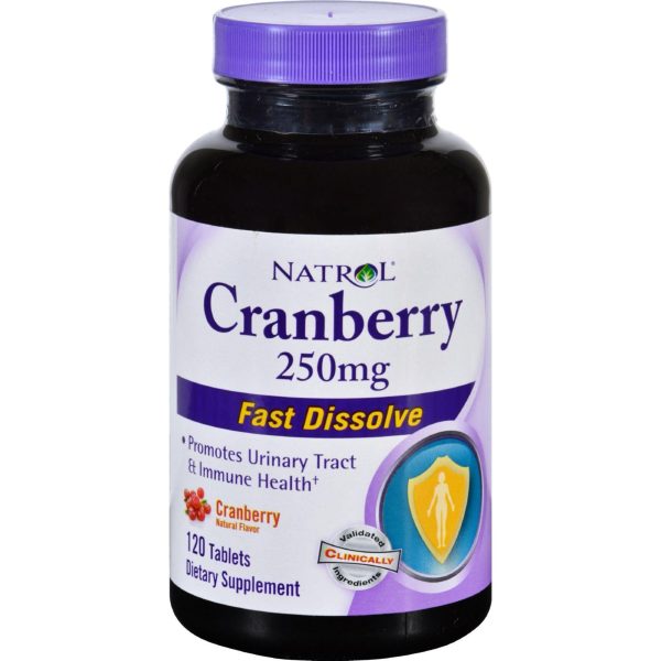 Natrol Cranberry Fast Dissolve - 250 Mg - 120 Tablets Sale