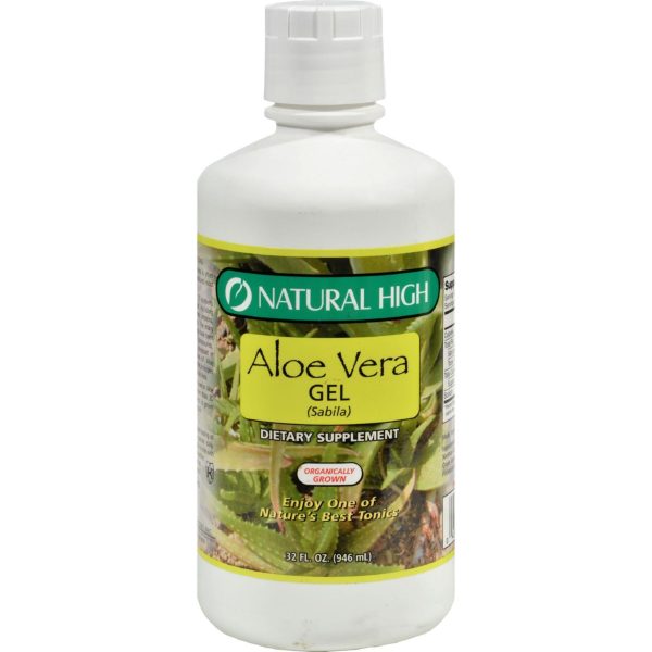 Natural High Aloe Vera Gel - Case Of 12 - 32 Oz For Sale