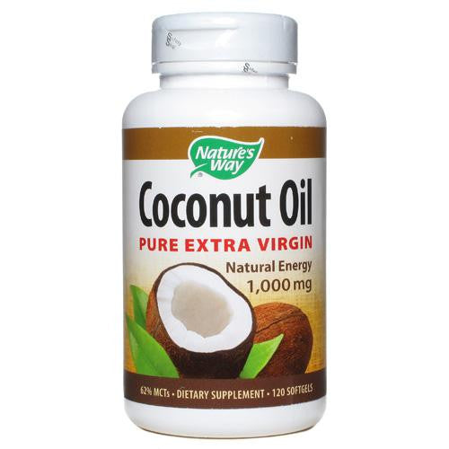 Nature s Way Coconut Oil - 1000 Mg - 120 Softgels Online now