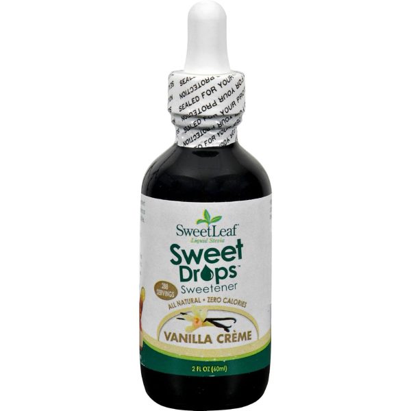 Sweet Leaf Sweet Drops Sweetener Vanilla Creme - 2 Fl Oz Online Sale