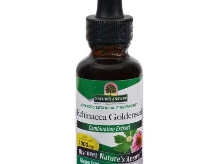 Nature s Answer Echinacea-goldenseal - Alcohol Free - 1 Oz Online