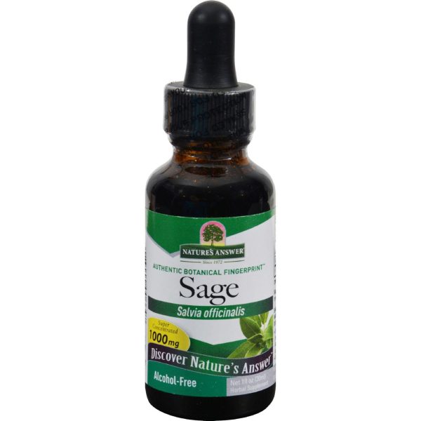 Nature s Answer Sage - Alcohol Free - 1 Oz Fashion