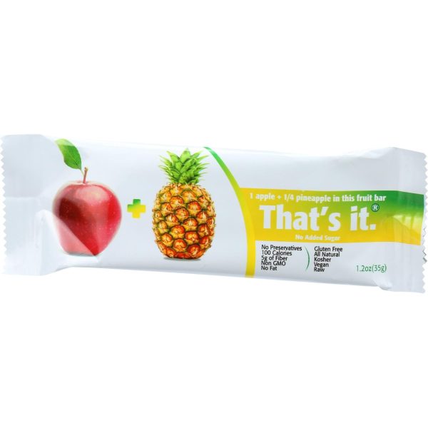 That s It Fruit Bar - Apple And Pinapple - Case Of 12 - 1.2 Oz Fashion