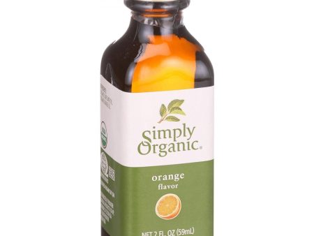 Simply Organic Orange Flavor - Organic - 2 Oz For Discount