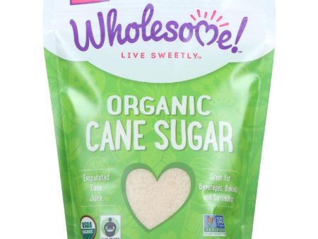 Wholesome Sweeteners Sugar - Organic - Milled - Unrefined - 1 Lb - Case Of 12 Online now