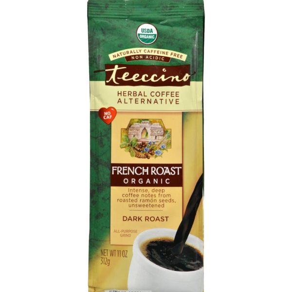 Teeccino Herbal Coffee French Roast Maya Dark Roast - 11 Oz - Case Of 6 Online Hot Sale