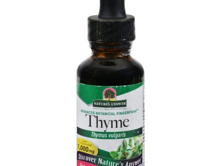 Nature s Answer Thyme - 1 Oz Cheap