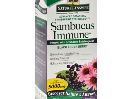 Nature s Answer Sambucus Immune Support - 4 Fl Oz For Sale