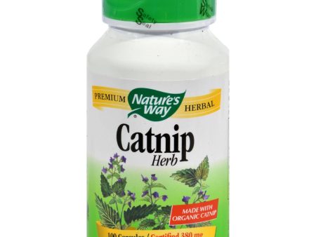 Nature s Way Organic Catnip Herb - 100 Capsules Online now