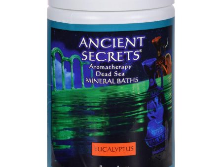 Ancient Secrets Aromatherapy Dead Sea Mineral Baths Eucalyptus - 2 Lbs Supply