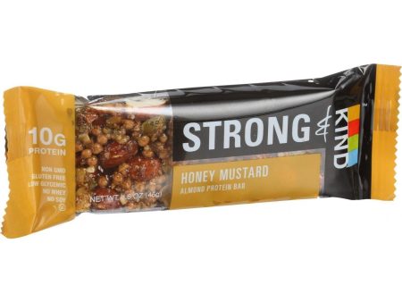 Strong And Kind Bar - Honey Mustard - 1.6 Oz Bars - Case Of 12 Sale