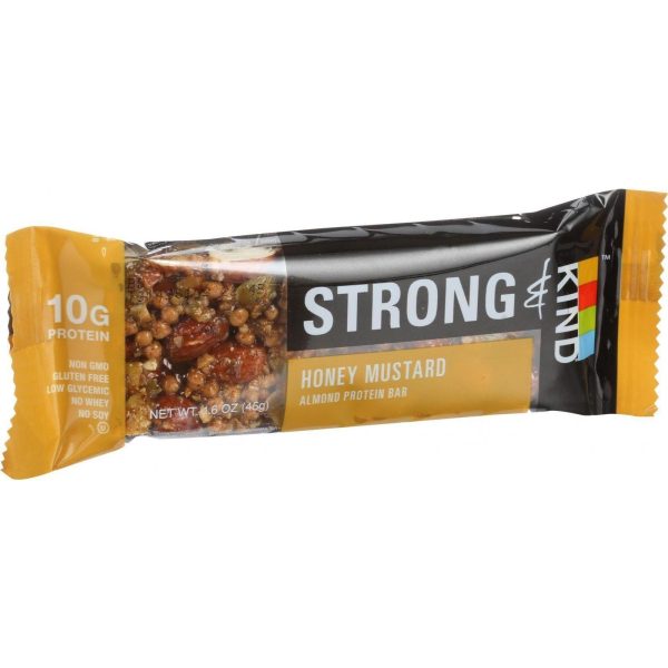 Strong And Kind Bar - Honey Mustard - 1.6 Oz Bars - Case Of 12 Sale