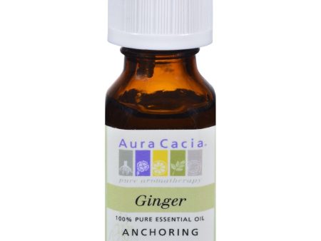 Aura Cacia Essential Oil Ginger - 0.5 Fl Oz For Discount