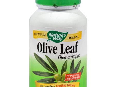 Nature s Way Olive Leaf Olea Europea - 100 Capsules Sale