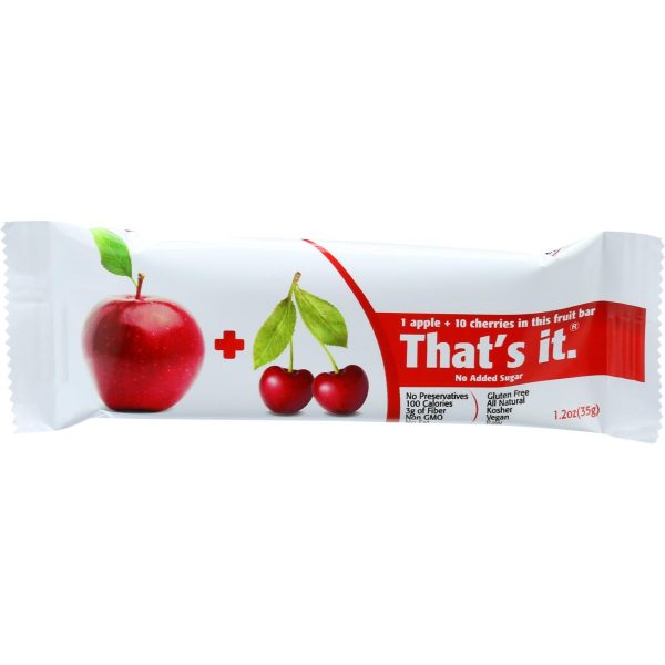 That s It Fruit Bar - Apple And Cherry - Case Of 12 - 1.2 Oz Online Sale