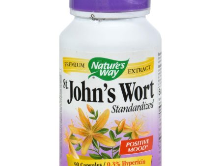 Nature s Way St John s Wort Standardized - 90 Capsules Online Hot Sale