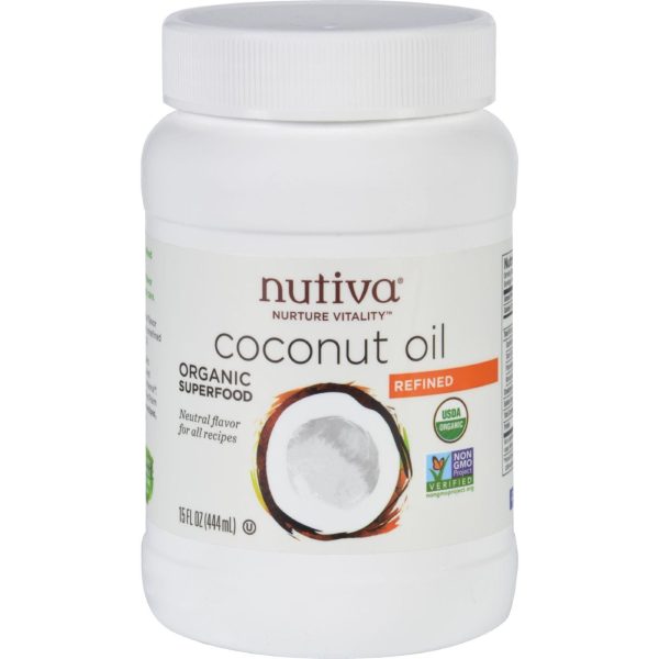 Nutiva Coconut Oil - Organic - Superfood - Refined - 15 Oz For Discount