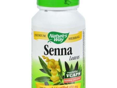 Nature s Way Senna Leaves - 100 Vegetarian Capsules Fashion