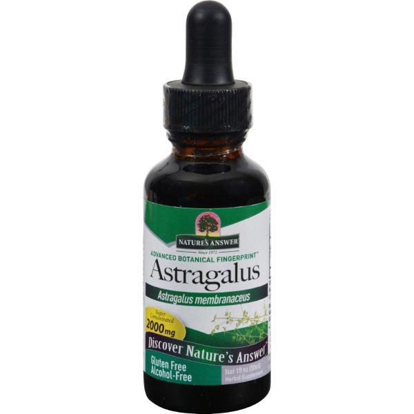 Nature s Answer Astragalus Root Alcohol Free - 1 Fl Oz Online Sale