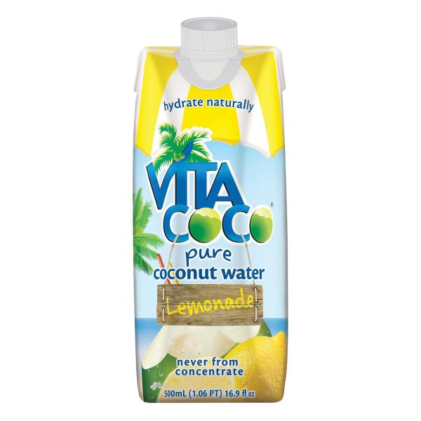 Vita Coco Coconut Water - Lemonade - Case Of 12 - 16.9 Fl Oz. Online now