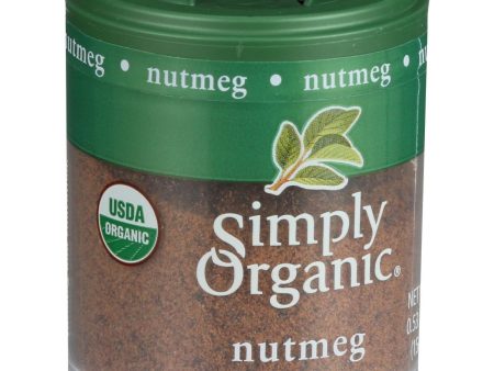 Simply Organic Nutmeg - Organic - Ground - .53 Oz - Case Of 6 Online Sale