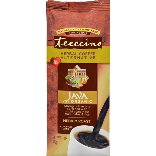 Teeccino Mediterranean Herbal Coffee Java - 11 Oz - Case Of 6 Discount