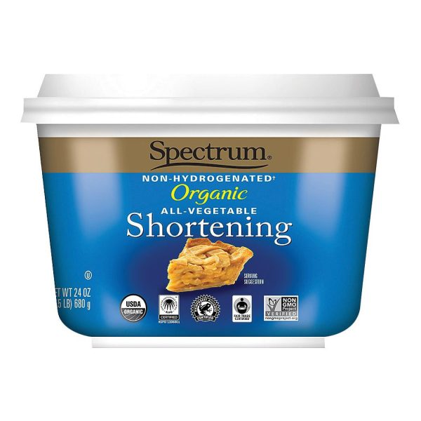 Spectrum Naturals Organic Shortening - Case Of 1 - 24 Oz. Online now