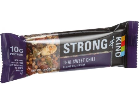 Strong And Kind Bar - Sweet Chili Almond - 1.6 Oz Bars - Case Of 12 on Sale