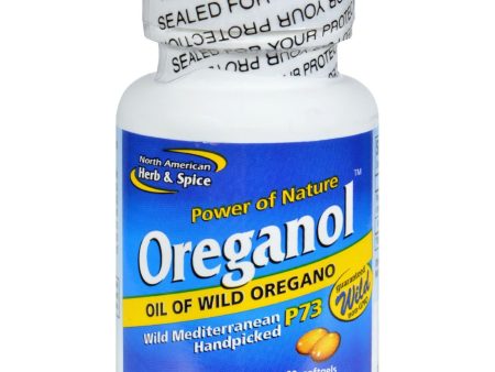 North American Herb And Spice Oreganol Oil Of Wild Oregano - 60 Gelatin Capsules Supply