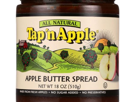 Tapn Apple Butter Spread - Apple Butter - 18 Oz - Case Of 12 Discount