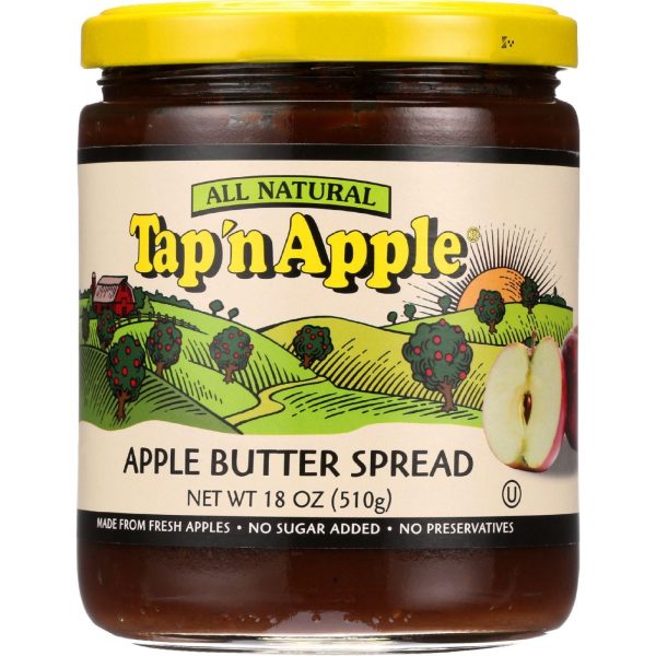 Tapn Apple Butter Spread - Apple Butter - 18 Oz - Case Of 12 Discount