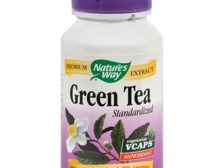 Nature s Way Green Tea Standardized - 60 Vcaps Online now