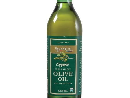 Spectrum Naturals Organic Unrefined Extra Virgin Olive Oil - Case Of 6 - 25.4 Fl Oz. Fashion