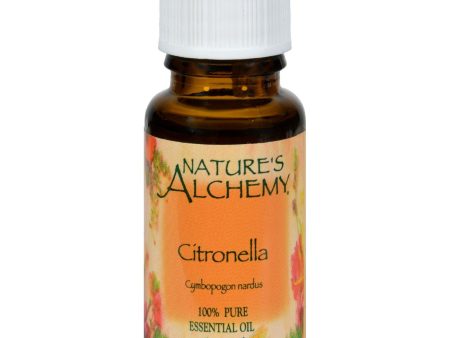 Nature s Alchemy 100% Pure Essential Oil Citronella - 0.5 Fl Oz Online Hot Sale