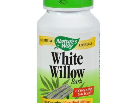 Nature s Way White Willow Bark - 400 Mg - 100 Capsules Fashion