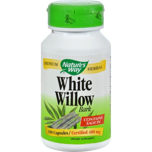 Nature s Way White Willow Bark - 400 Mg - 100 Capsules Fashion