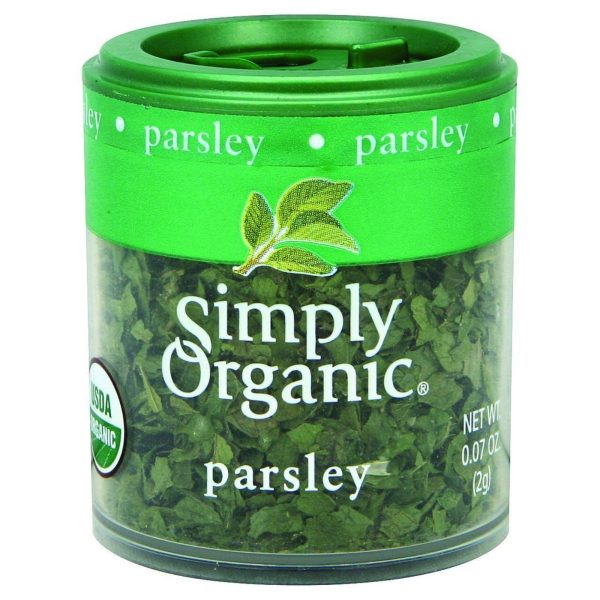 Simply Organic Parsley Leaf - Organic - Flakes - .07 Oz - Case Of 6 For Sale