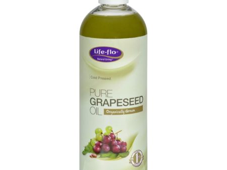 Life-flo Pure Grapeseed Oil Organic - 16 Fl Oz Online Sale