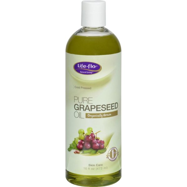 Life-flo Pure Grapeseed Oil Organic - 16 Fl Oz Online Sale