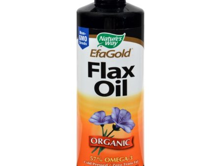 Nature s Way Efagold Flax Oil Organic - 16 Fl Oz Online Sale