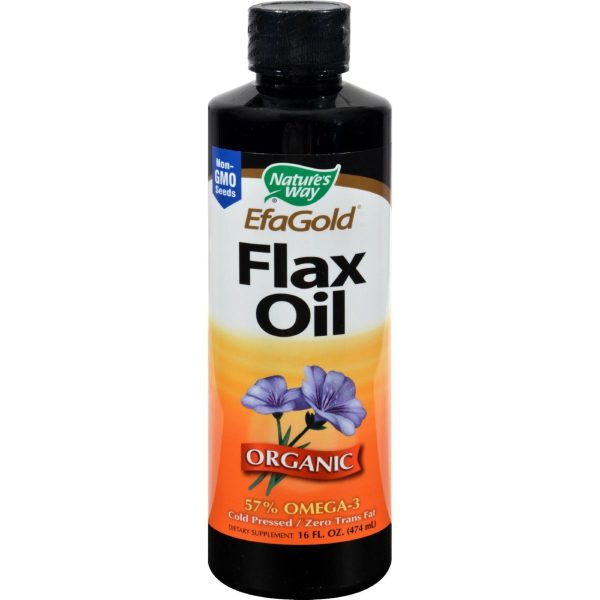 Nature s Way Efagold Flax Oil Organic - 16 Fl Oz Online Sale